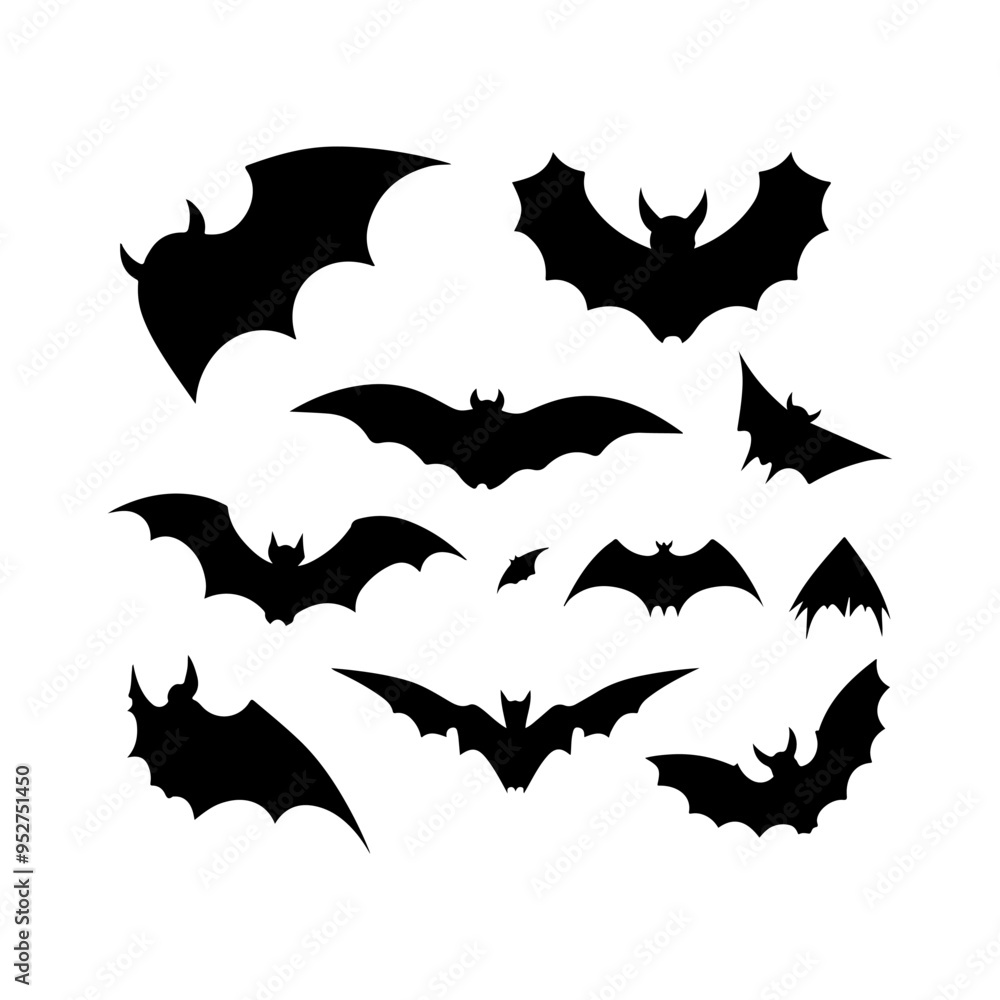 Fototapeta premium Silhouette of a Bat vector illustration