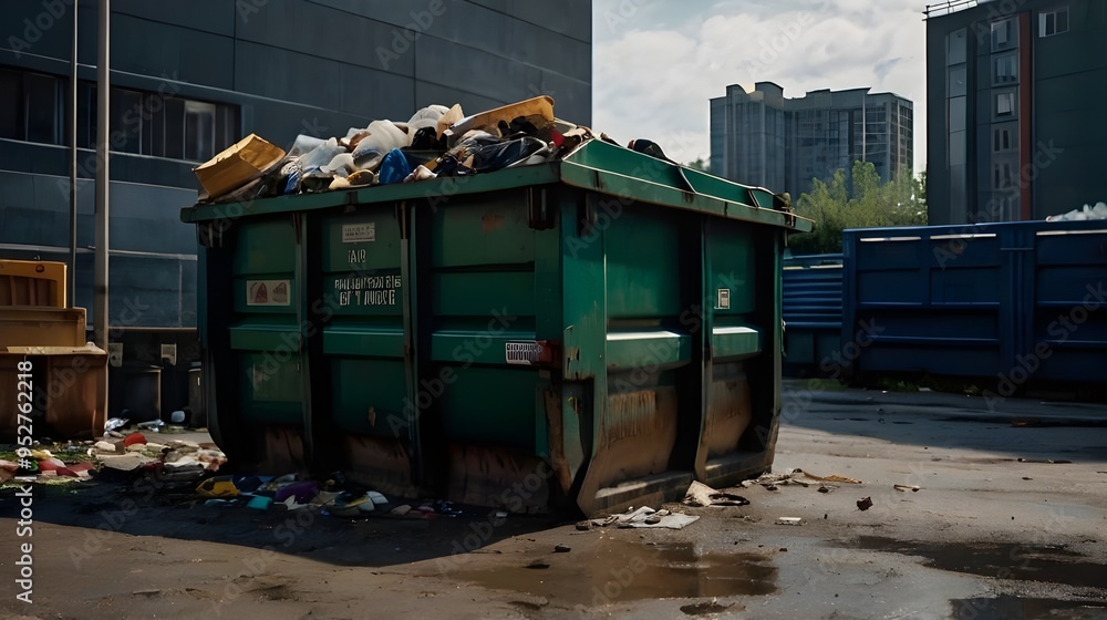 garbage in the city garbage in the city