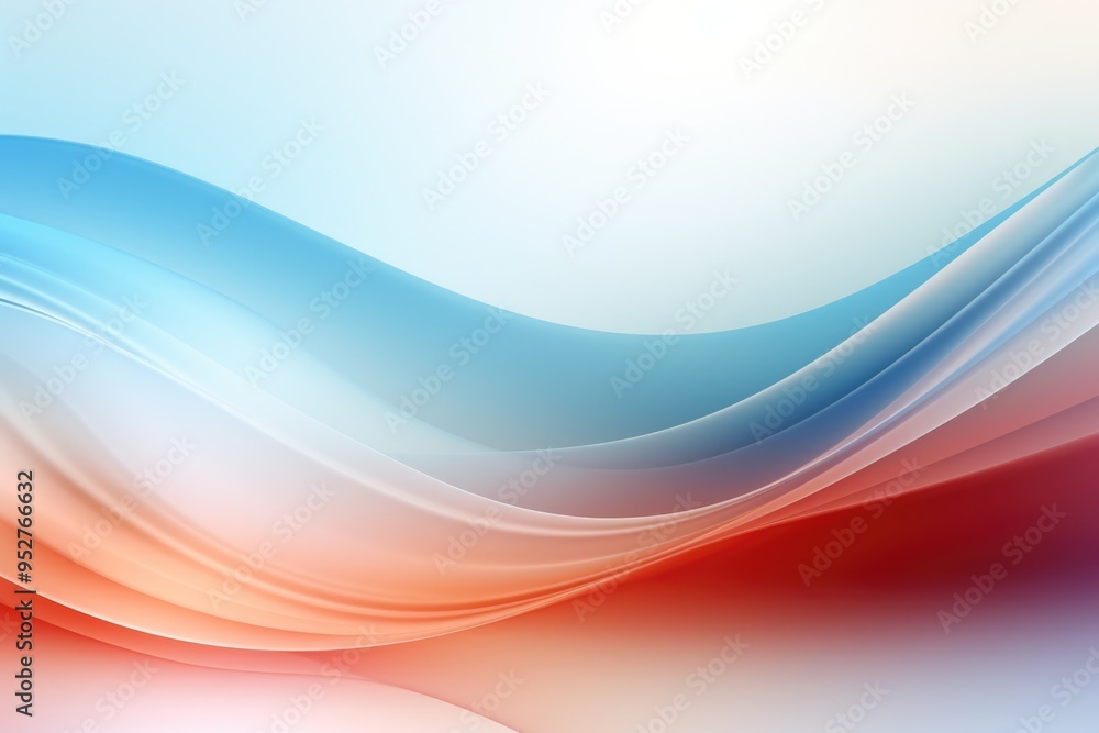 Abstract Red and Blue Curved Lines Background Abstract Red and Blue Curved Lines Background