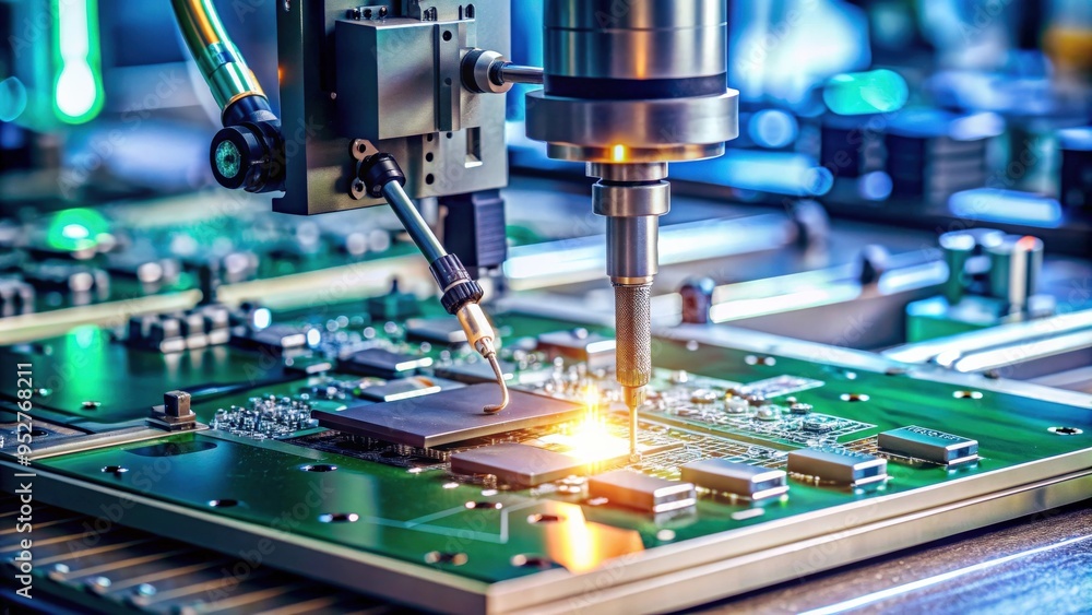 Automatic SMD parts installer and soldering machine on electronic circuit board, SMD parts Automatic SMD parts installer and soldering machine on electronic circuit board, SMD parts