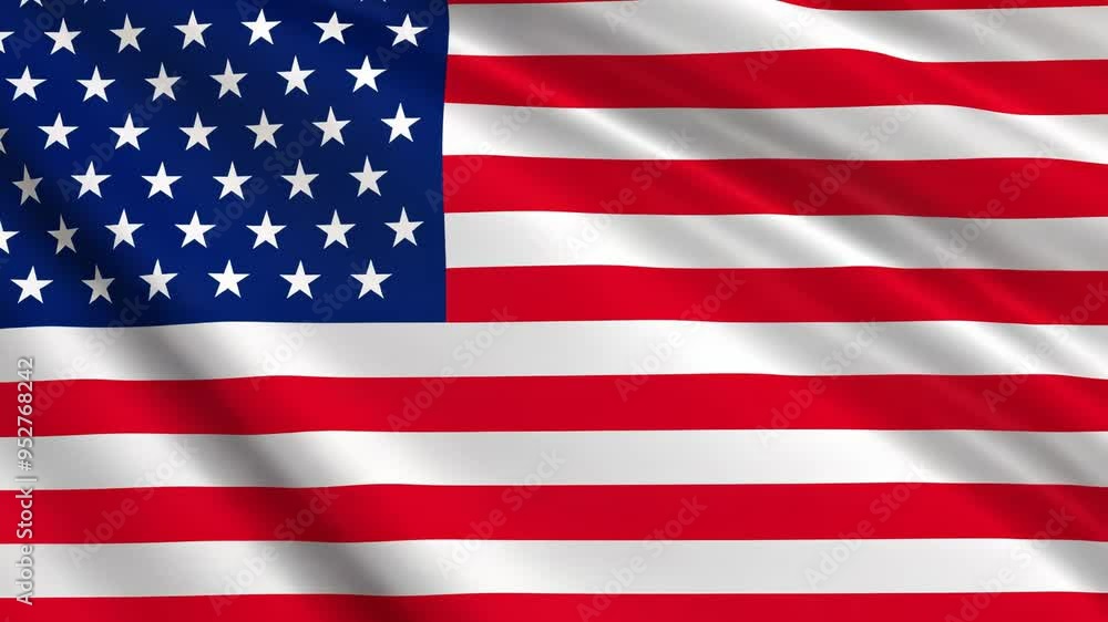 slow motion close up of USA american flag waving slow motion close up of USA american flag waving