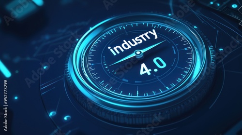 Industry 4.0 Compass on a Futuristic Interface