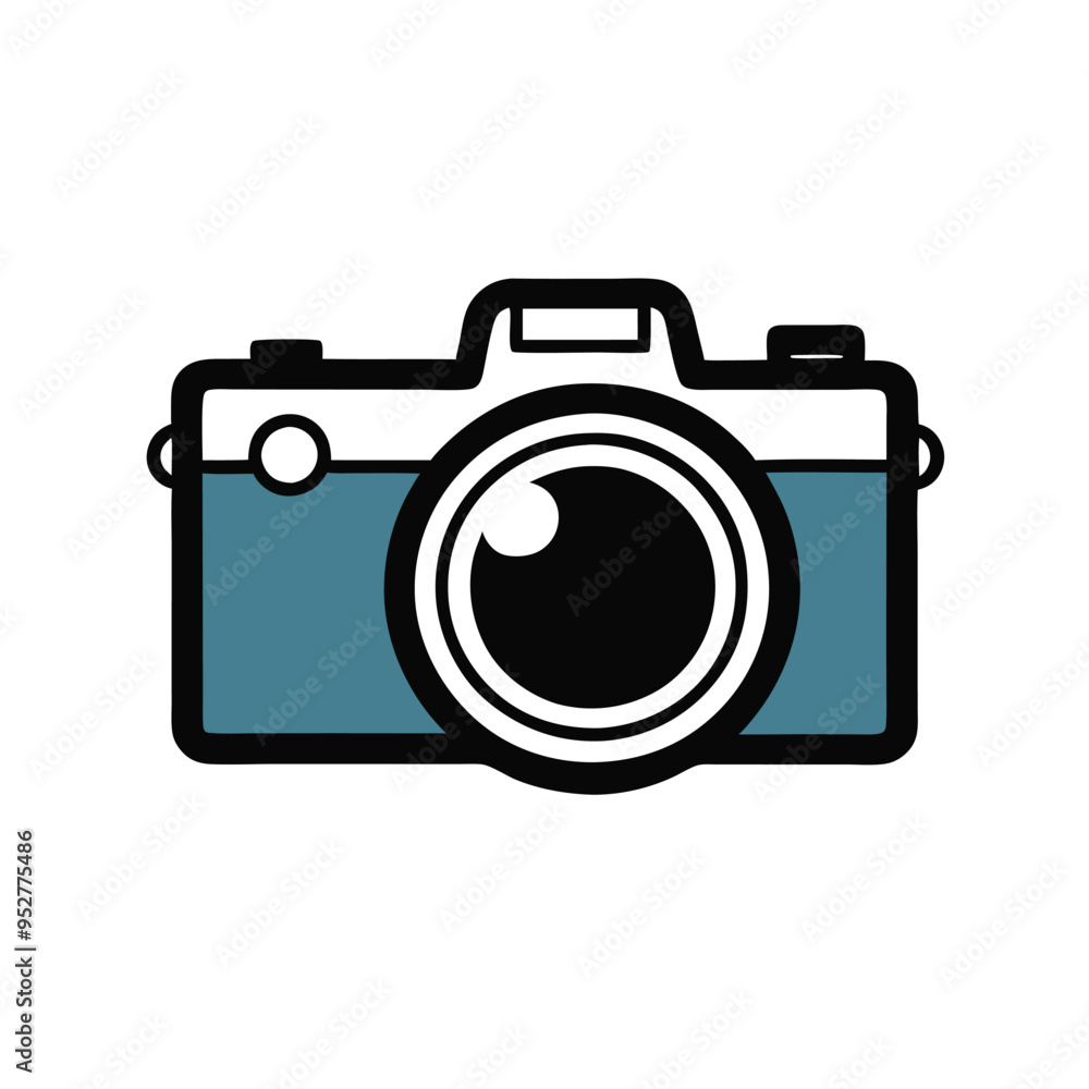 a Photo camera vector icon, vector silhouette, isolated white background a Photo camera vector icon, vector silhouette, isolated white background