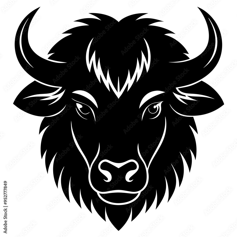 Bison Silhouette Vector Art Bison Silhouette Vector Art