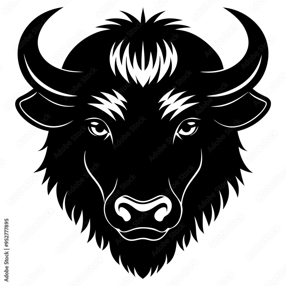Bison Silhouette Vector Art Bison Silhouette Vector Art