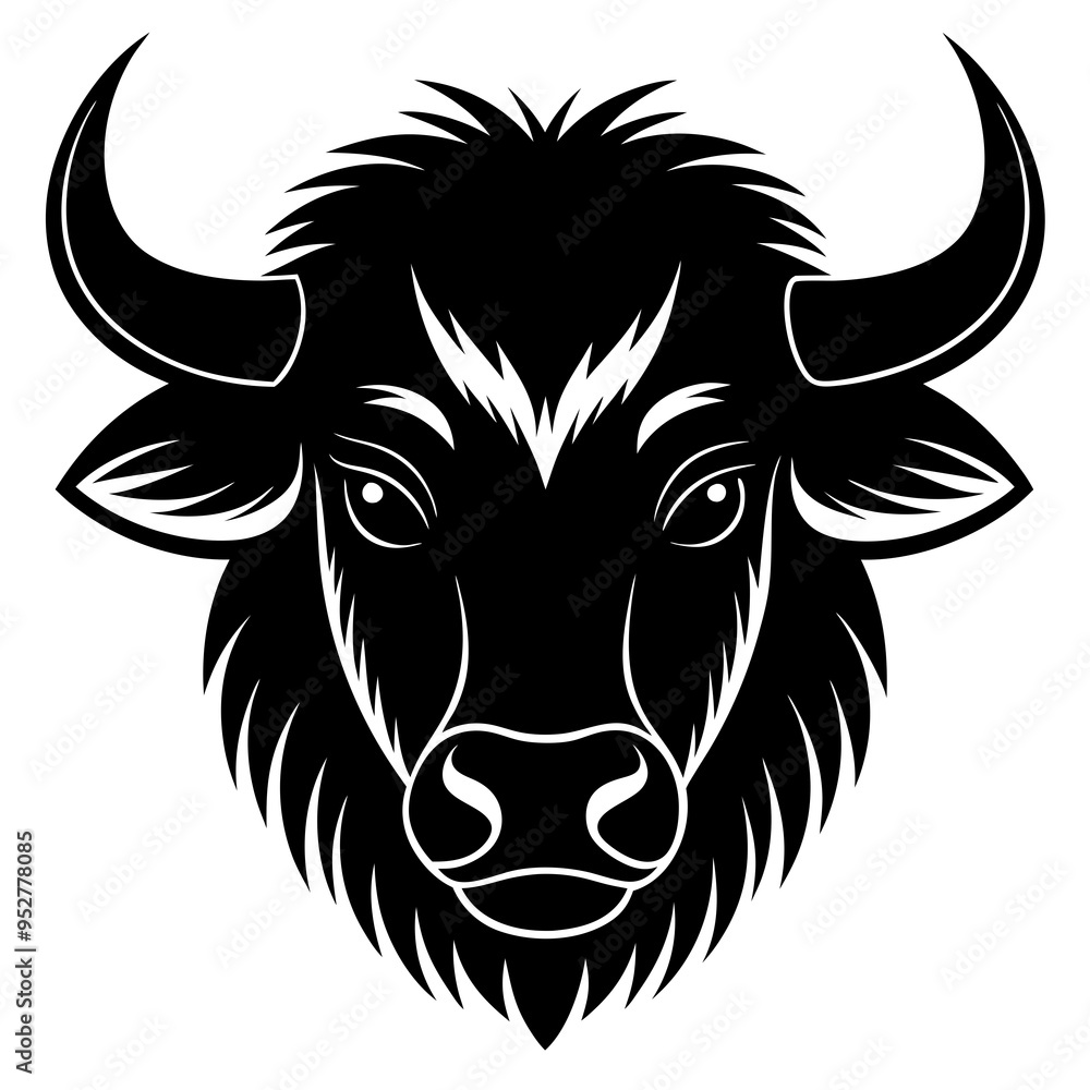 Bison Silhouette Vector Art Bison Silhouette Vector Art