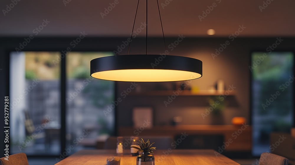 minimalist dining area ambiance with a lone pendant light for an intimate feel, perfect for a cozy setting, banner idea minimalist dining area ambiance with a lone pendant light for an intimate feel, perfect for a cozy setting, banner idea