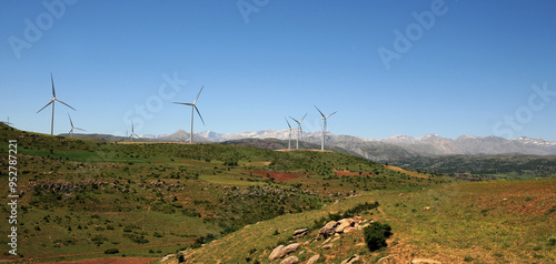 Wind Turbines is in Yahyali, Kayseri, Turkey.
 photo