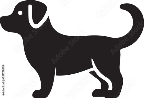Dog silhouette