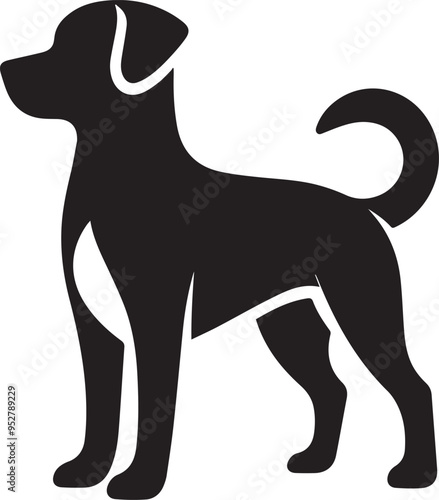 Dog silhouette