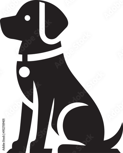Dog silhouette