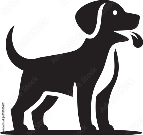Dog silhouette