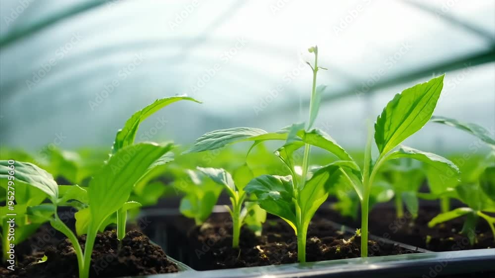 plants in a greenhouse plants in a greenhouse