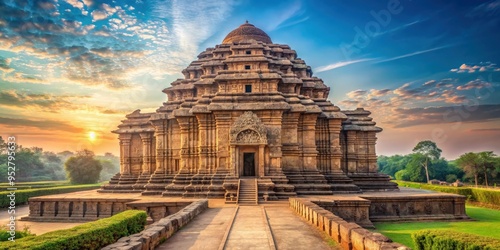 Wallpaper Mural Rear view of the stunning Sun Temple in Konark, India , Konark, Sun Temple, India, architecture, ancient, historical Torontodigital.ca