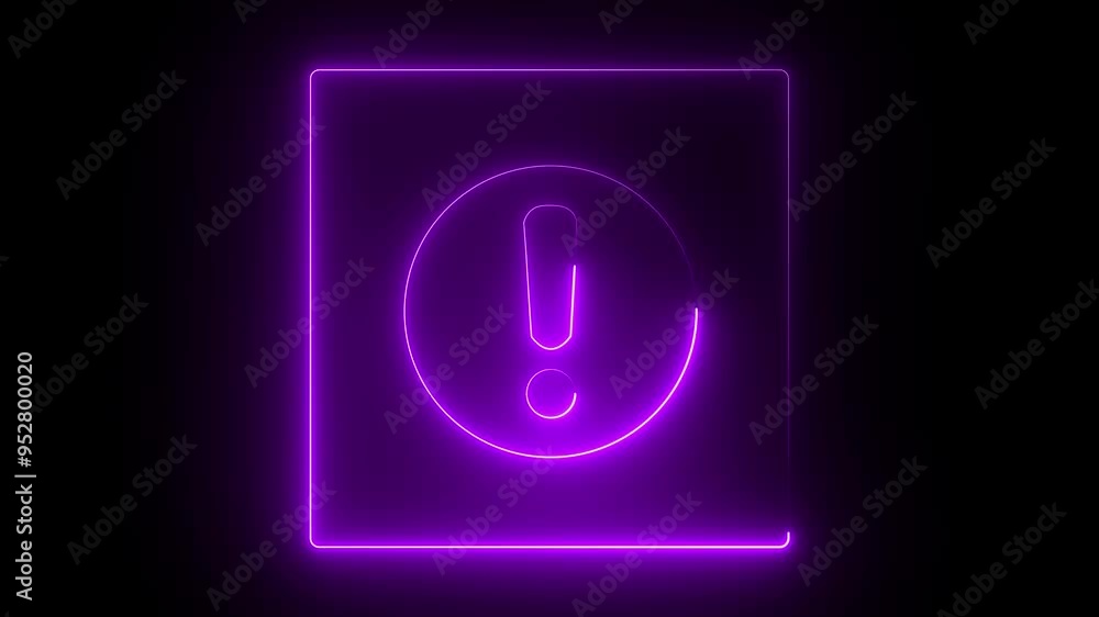 Help desk icon glowing neon purple color animation on a black background Help desk icon glowing neon purple color animation on a black background