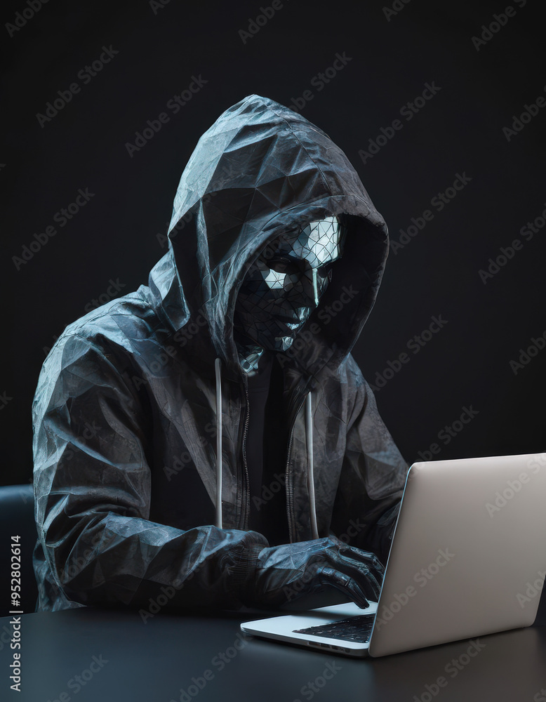 hacker with laptop hacker with laptop