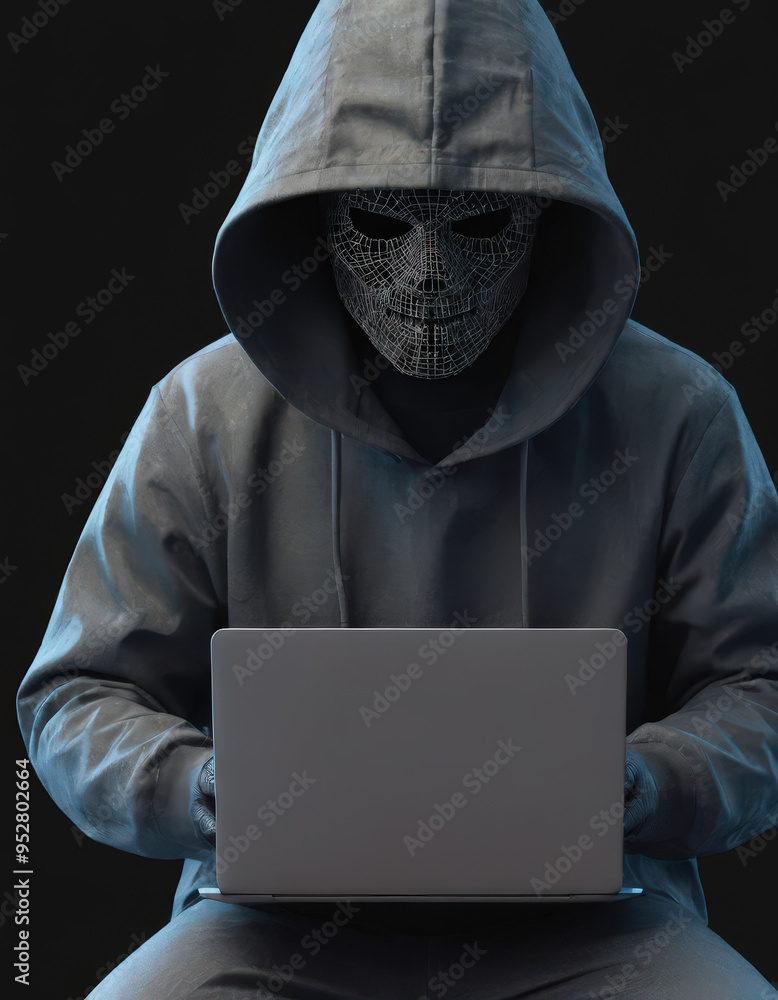 hacker with laptop hacker with laptop