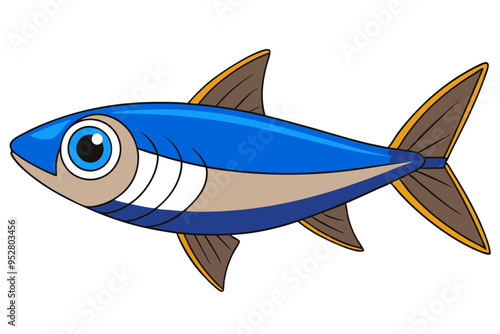 Wallpaper Mural Herring Fish in Various Styles and Colors on White Background - Vector Art Torontodigital.ca
