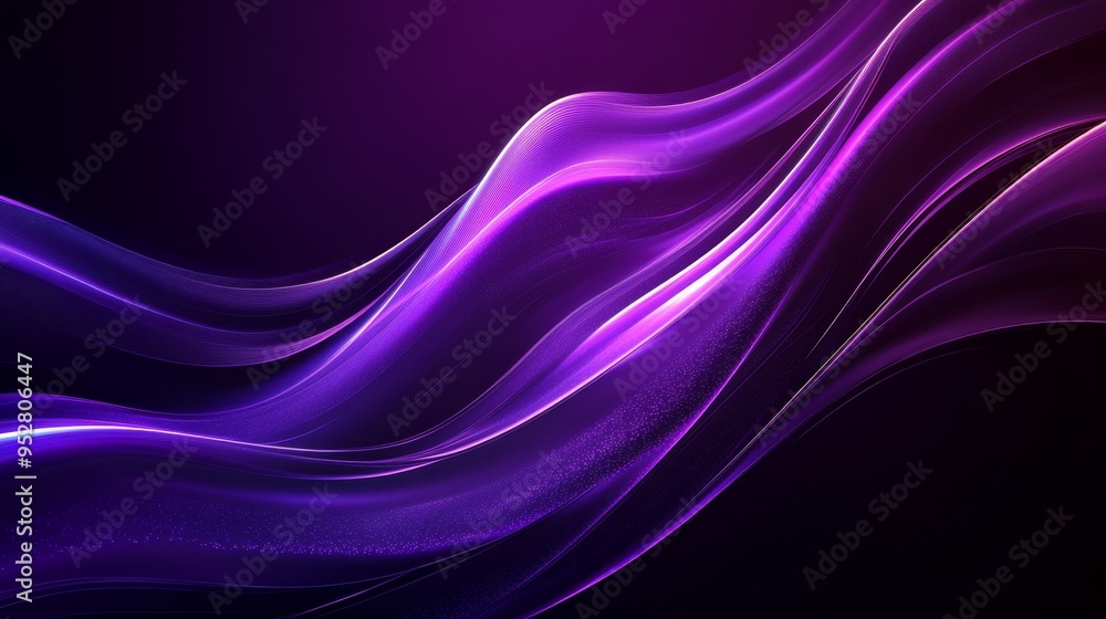 An abstract background featuring flowing purple waves on a dark background, symbolizing movement, energy, fluidity, and innovation. Perfect for business presentations, websites, and branding. An abstract background featuring flowing purple waves on a dark background, symbolizing movement, energy, fluidity, and innovation. Perfect for business presentations, websites, and branding.