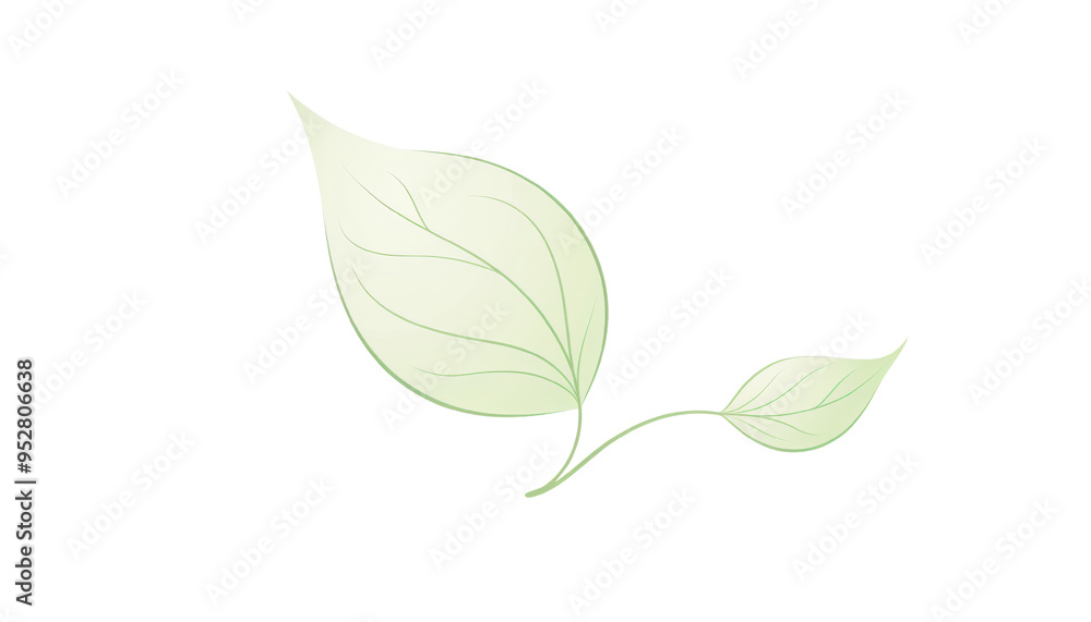green leaves. green leaves.
