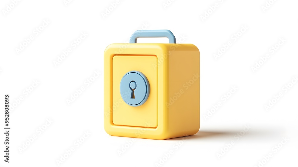 cartoon 3d icon of safe with lock. 3d illustration for finance and banking on white background. simple 3d rendering of safe on platform, white background
cartoon 3d icon of safe with lock. 3d illustration for finance and banking on white background. simple 3d rendering of safe on platform, white background
