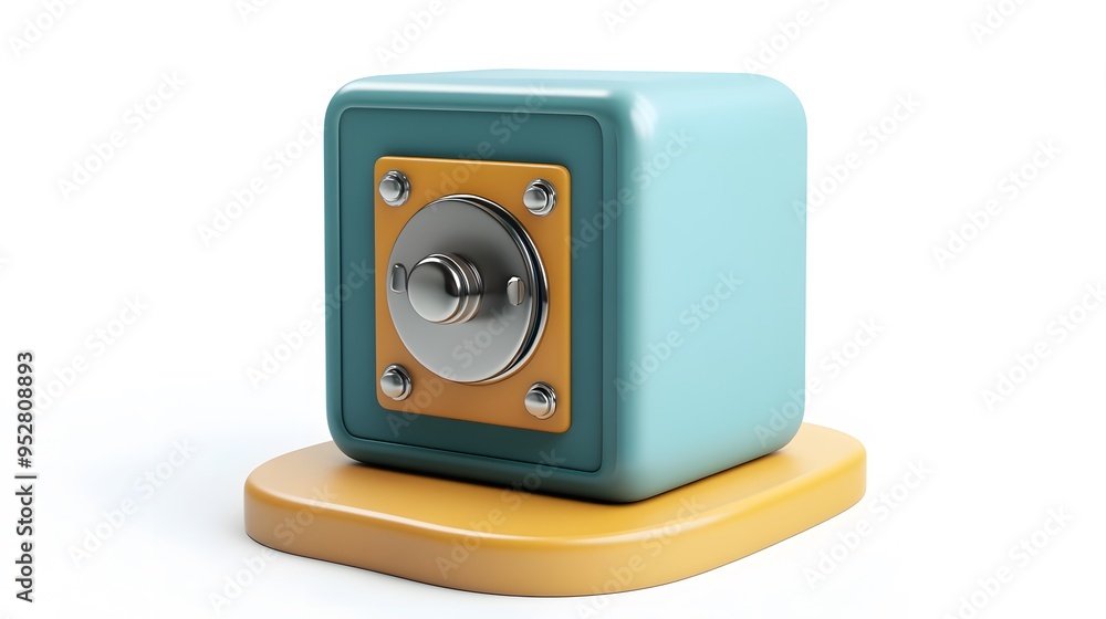 cartoon 3d icon of safe with lock. 3d illustration for finance and banking on white background. simple 3d rendering of safe on platform, white background
cartoon 3d icon of safe with lock. 3d illustration for finance and banking on white background. simple 3d rendering of safe on platform, white background