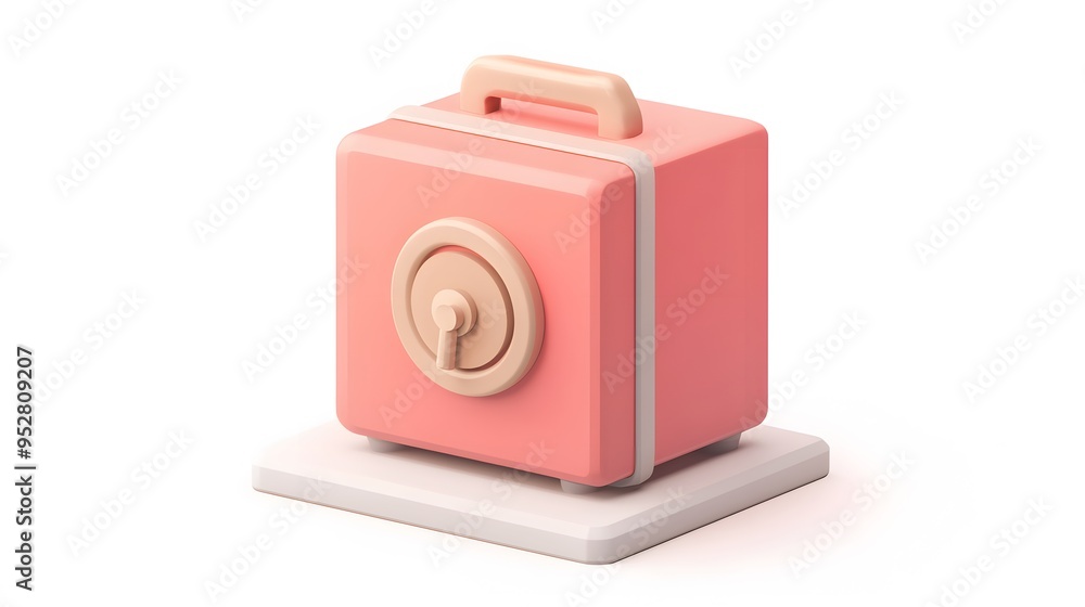 cartoon 3d icon of safe with lock. 3d illustration for finance and banking on white background. simple 3d rendering of safe on platform, white background
cartoon 3d icon of safe with lock. 3d illustration for finance and banking on white background. simple 3d rendering of safe on platform, white background