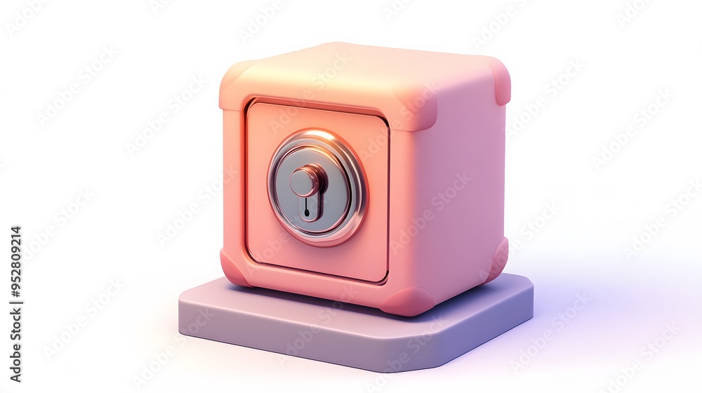 cartoon 3d icon of safe with lock. 3d illustration for finance and banking on white background. simple 3d rendering of safe on platform, white background
cartoon 3d icon of safe with lock. 3d illustration for finance and banking on white background. simple 3d rendering of safe on platform, white background