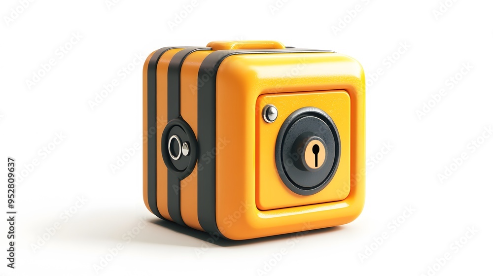 cartoon 3d icon of safe with lock. 3d illustration for finance and banking on white background. simple 3d rendering of safe on platform, white background
cartoon 3d icon of safe with lock. 3d illustration for finance and banking on white background. simple 3d rendering of safe on platform, white background