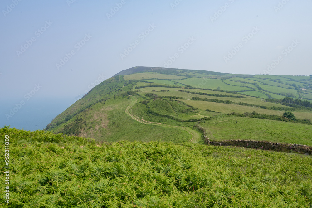 Landscape photo of Great Hangman mountain on the north devon coast Landscape photo of Great Hangman mountain on the north devon coast