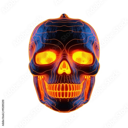 Wallpaper Mural Spooky Halloween Pumpkin Smile : Isolated Objects Torontodigital.ca