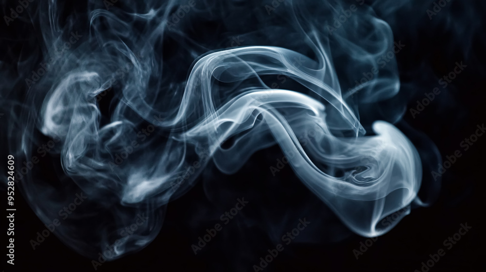 Abstract smoke moving on a black background creating a textured visual perfect as a design element adding depth and fluid motion ideal for creative and artistic projects or atmospheric backdrops. Abstract smoke moving on a black background creating a textured visual perfect as a design element adding depth and fluid motion ideal for creative and artistic projects or atmospheric backdrops.