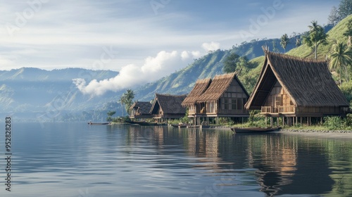 Peaceful Lakeside Houses