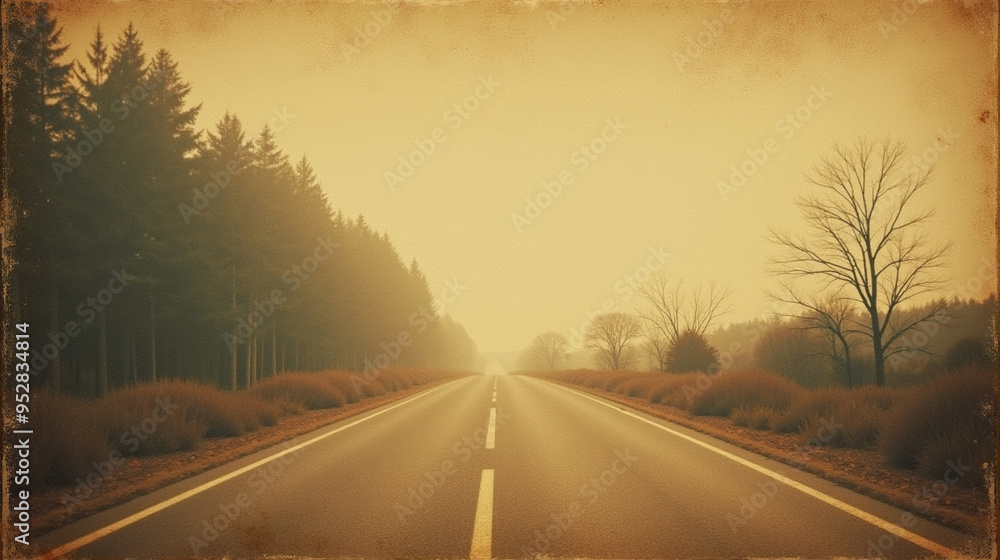 Double Exposure of Two Faces and a Tree