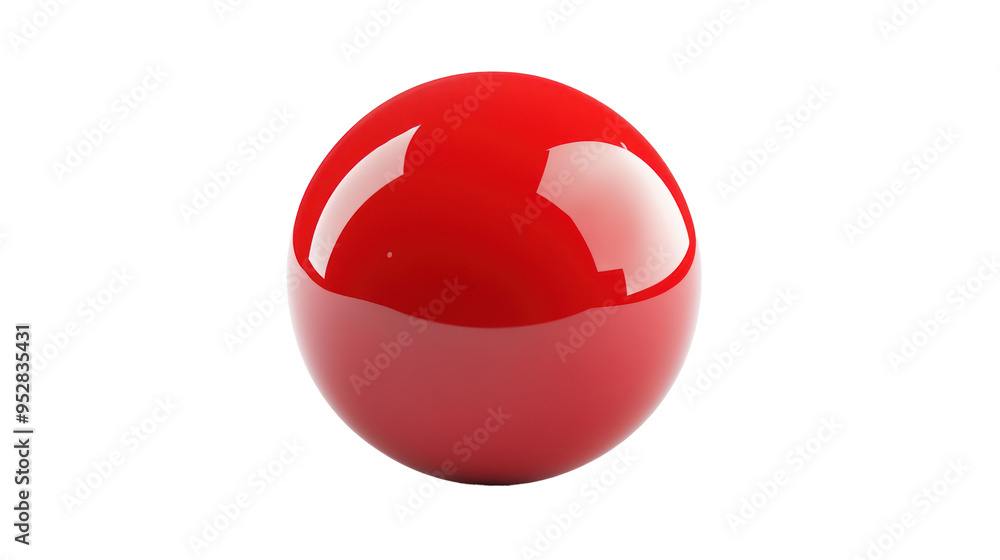Shiny red sphere, Perfect for vibrant visuals Shiny red sphere, Perfect for vibrant visuals