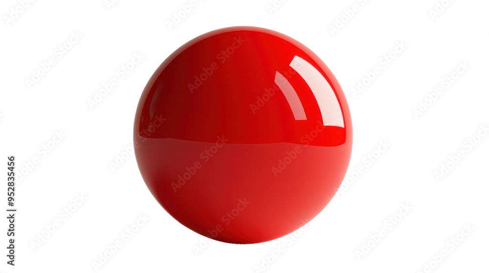 Shiny red sphere, Perfect for vibrant visuals Shiny red sphere, Perfect for vibrant visuals