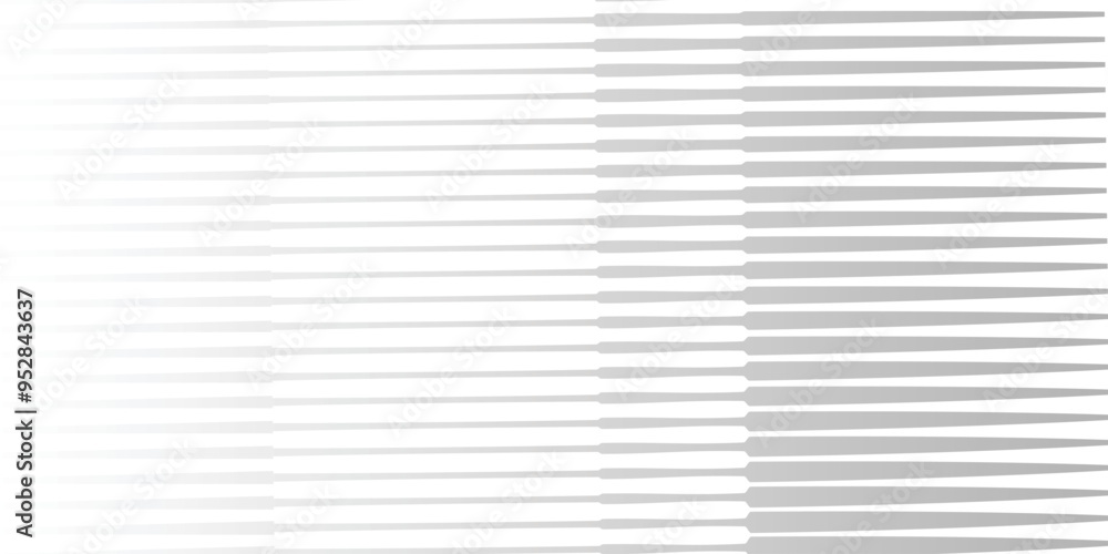 Fototapeta premium Abstract art geometric background with vertical lines. Optical illusion with waves and transition.