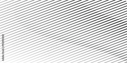Abstract art geometric background with vertical lines. Optical illusion with waves and transition.