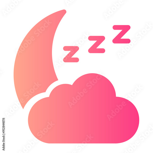 sleep gradient icon