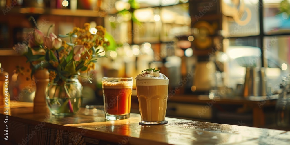 Cafe food and beverage menu selection photograph Cafe food and beverage menu selection photograph