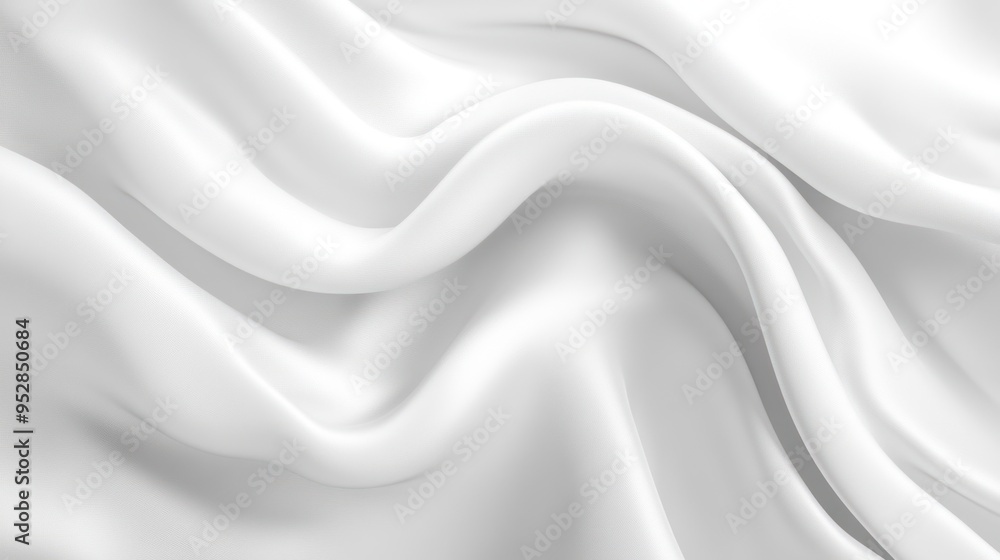 Naklejka premium Abstract White Fabric Texture