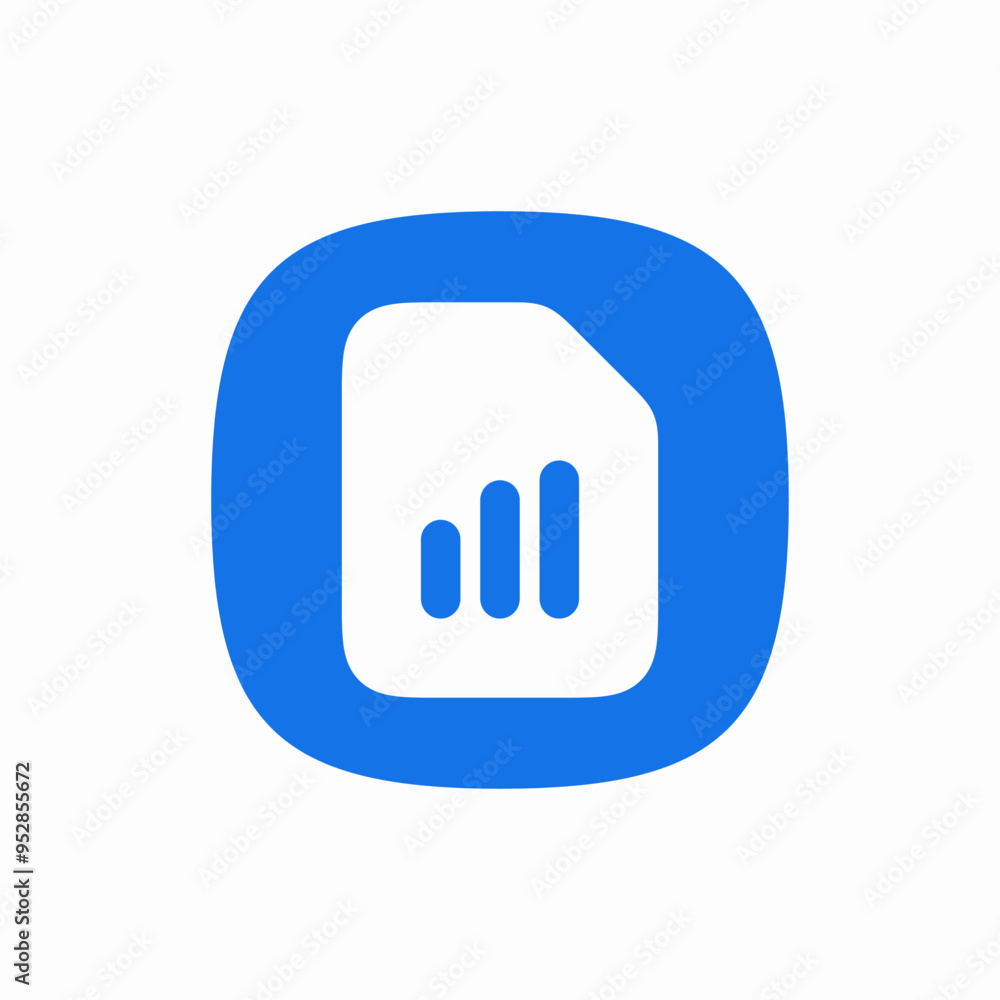 statistics report file document icon statistics report file document icon
