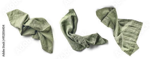green cotton napkins