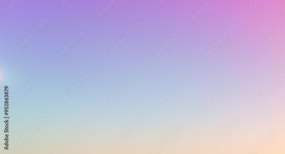 Naklejka premium Pastel Multi Color Gradient Vector Background, Simple form and blend of color spaces as contemporary background graphic. Tender background.