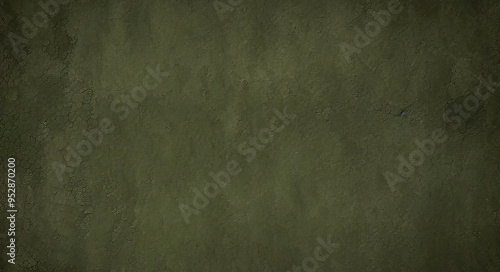 Matte green texture or background with stains, waves and grain elements. Image with place for text. Template for design 