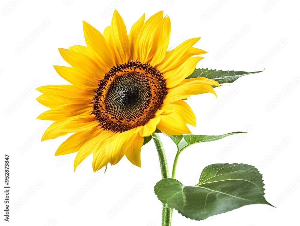 sunflower isolated on white background sunflower isolated on white background