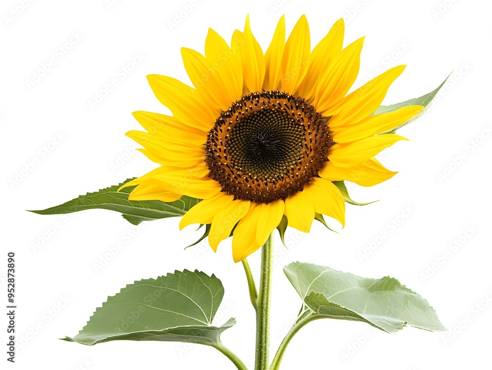 sunflower isolated on white background sunflower isolated on white background