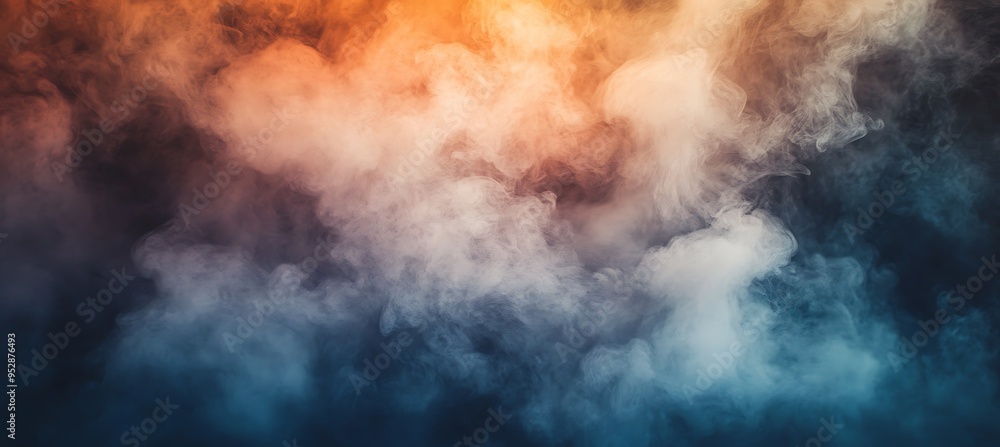 A dynamic, swirling smoke effect in dark tones with a blank central text space A dynamic, swirling smoke effect in dark tones with a blank central text space