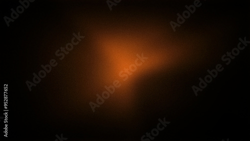 Dark, grainy 4K gradient with rich black and deep brown tones, accented by a warm orange glow in the center. Perfect for dramatic, modern designs