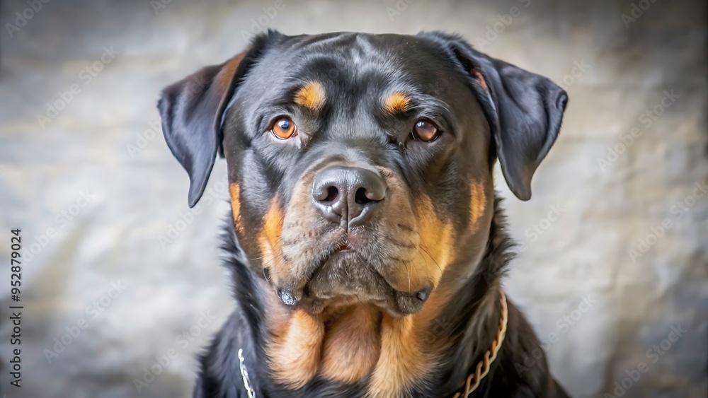 Fototapeta premium Rottweiler Dog Animal Portrait
